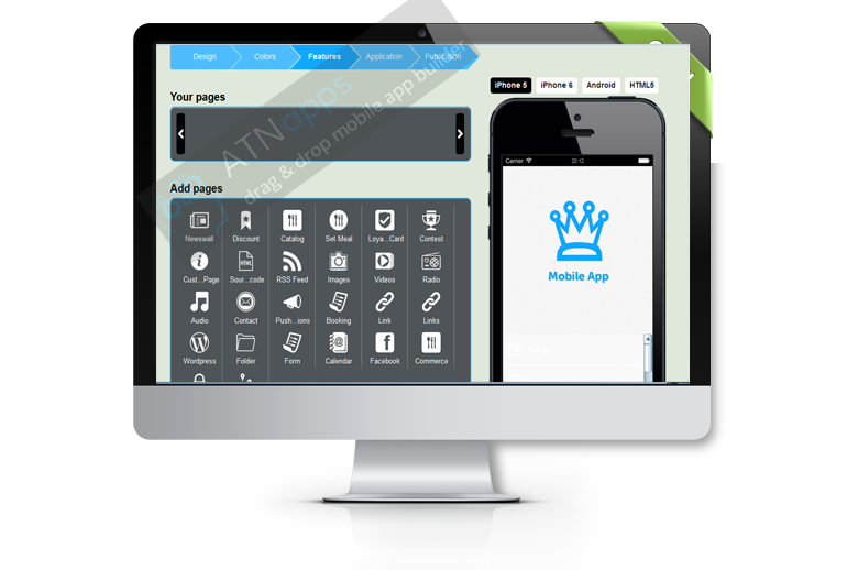 ATNapps app builder platform