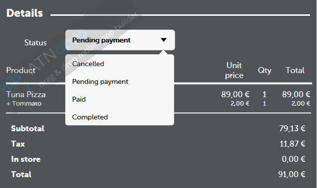 E-Commerce order management