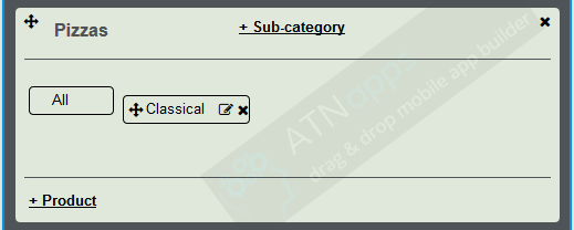 Product sub category